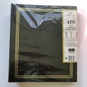 The Library Collection~100 Page “Magnetic” Photo Album New In Wrapper NEVER USED